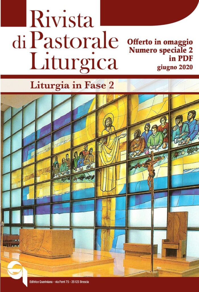 Liturgia in fase 2 nuovo numero gratuito di Rivista di Pastorale