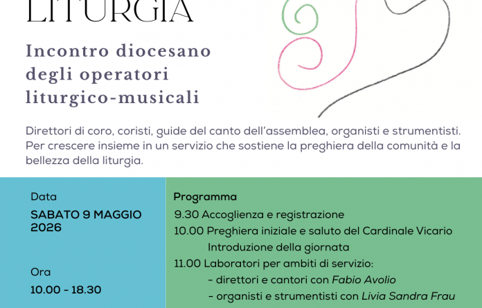 Musica e canto nella liturgia: incontro di formazione a Roma il 9 maggio